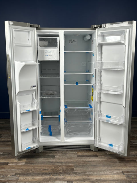 Frigidaire - 36 in. 26 cu. ft. Standard Depth Side by Side Refrigerator in Stainless Steel