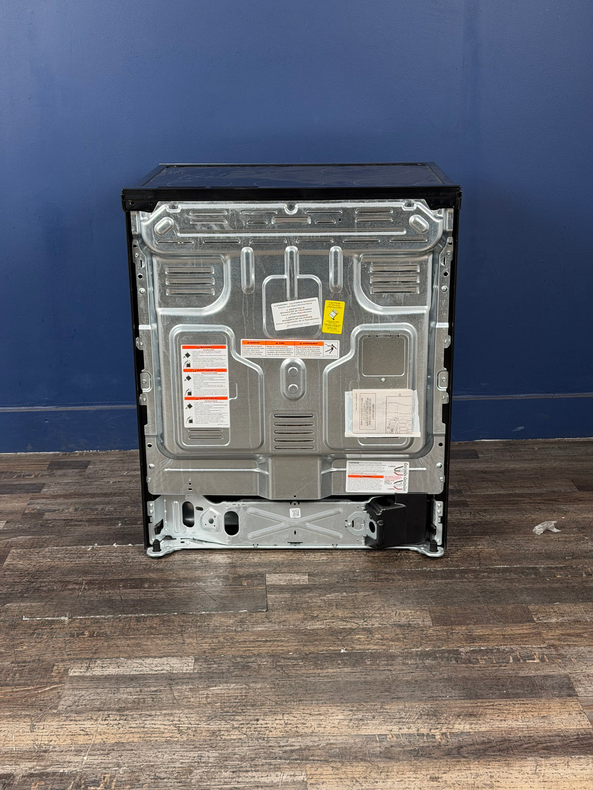 Frigidaire - 30 in. 5 Element Slide-In Front Control Electric Range with Steam Clean in Stainless Steel