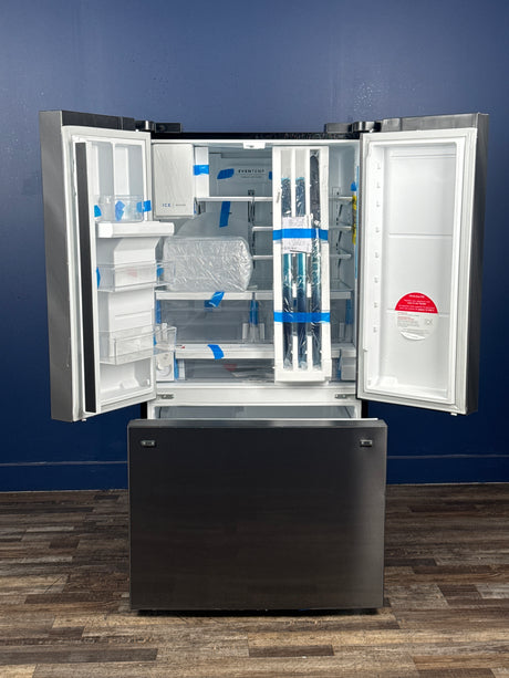 Frigidaire - 28 Cu. Ft. Standard Depth French Door Refrigerator in Black Stainless Steel, ENERGY STAR