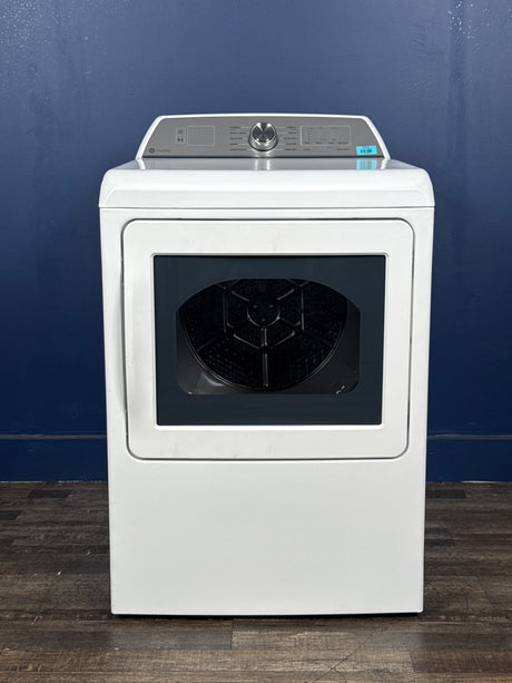 GE Profile - Profile 7.4 cu. ft. Smart Electric Dryer in White with Sanitize Cycle and Sensor Dry, ENERGY STAR