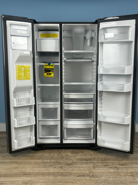 GE Profile - Profile 21.9 cu. ft. Side by Side Refrigerator in Fingerprint Resistant Stainless Steel, Counter Depth