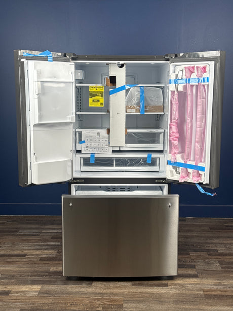 GE - 27.7 cu. ft. French Door Refrigerator in Fingerprint Resistant Stainless Steel, ENERGY STAR