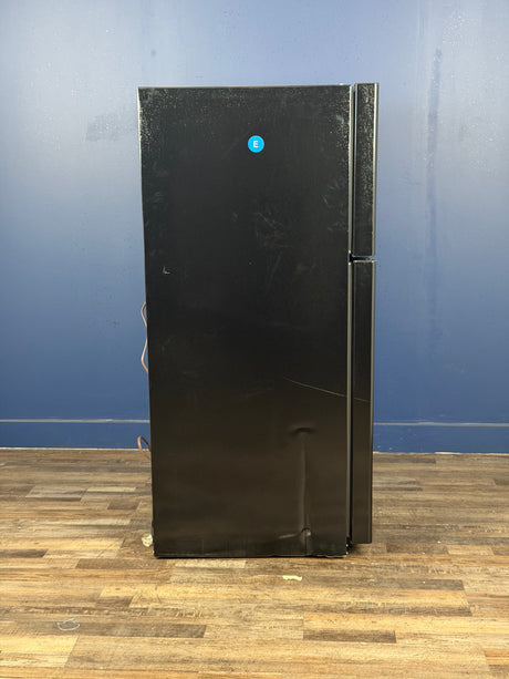 GE - 21.9 Cu. Ft. Top-Freezer Refrigerator in Black