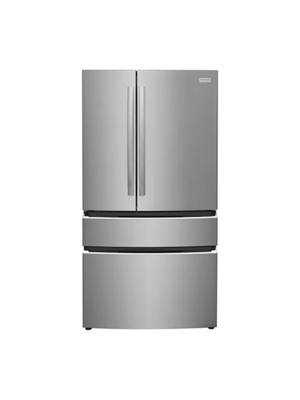 Frigidaire - Gallery 36 in. 27.2 cu. ft. 4 Door French Door Standard Depth Refrigerator, Stainless Steel w/Internal Water Dispenser