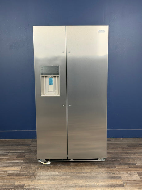 Frigidaire - Gallery 36 in. 26 cu. ft. Standard Depth Side by Side Refrigerator in Smudge-Proof Stainless Steel, ENERGY STAR