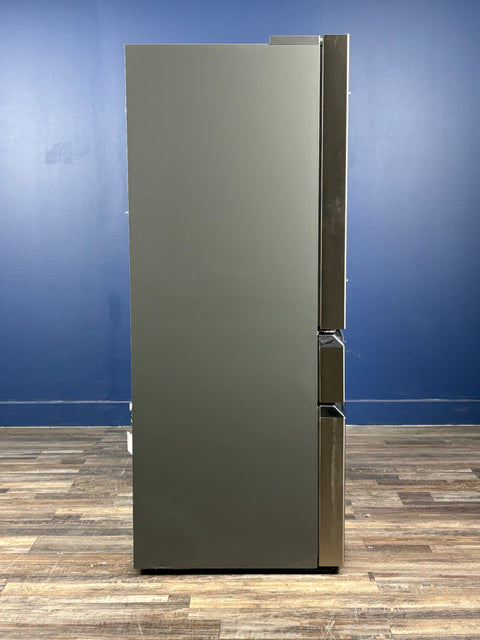 Frigidaire - Gallery 36 in. 22 cu. ft. Counter-Depth 4-Door French Door Refrigerator in Smudge-Proof Stainless Steel