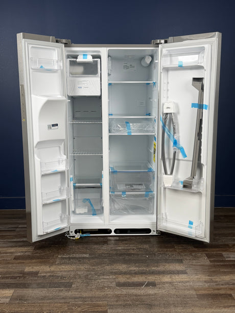 Frigidaire - 36 in. 26 cu. ft. Standard Depth Side by Side Refrigerator in Stainless Steel