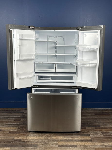 GE - 22.1 cu. ft. French Door Refrigerator in Fingerprint Resistant Stainless Steel, Counter Depth and ENERGY STAR