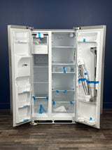 Frigidaire - 36 in. 26 cu. ft. Standard Depth Side by Side Refrigerator in Stainless Steel