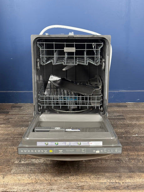 Frigidaire - Gallery 24 in Top Control Standard Built-In Dishwasher in Stainless Steelwith 8-Cycles, Ultra Quiet 42 dBA