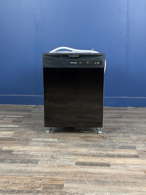 Frigidaire - 24 in. Black Front Control Smart Built-In Tall Tub Dishwasher