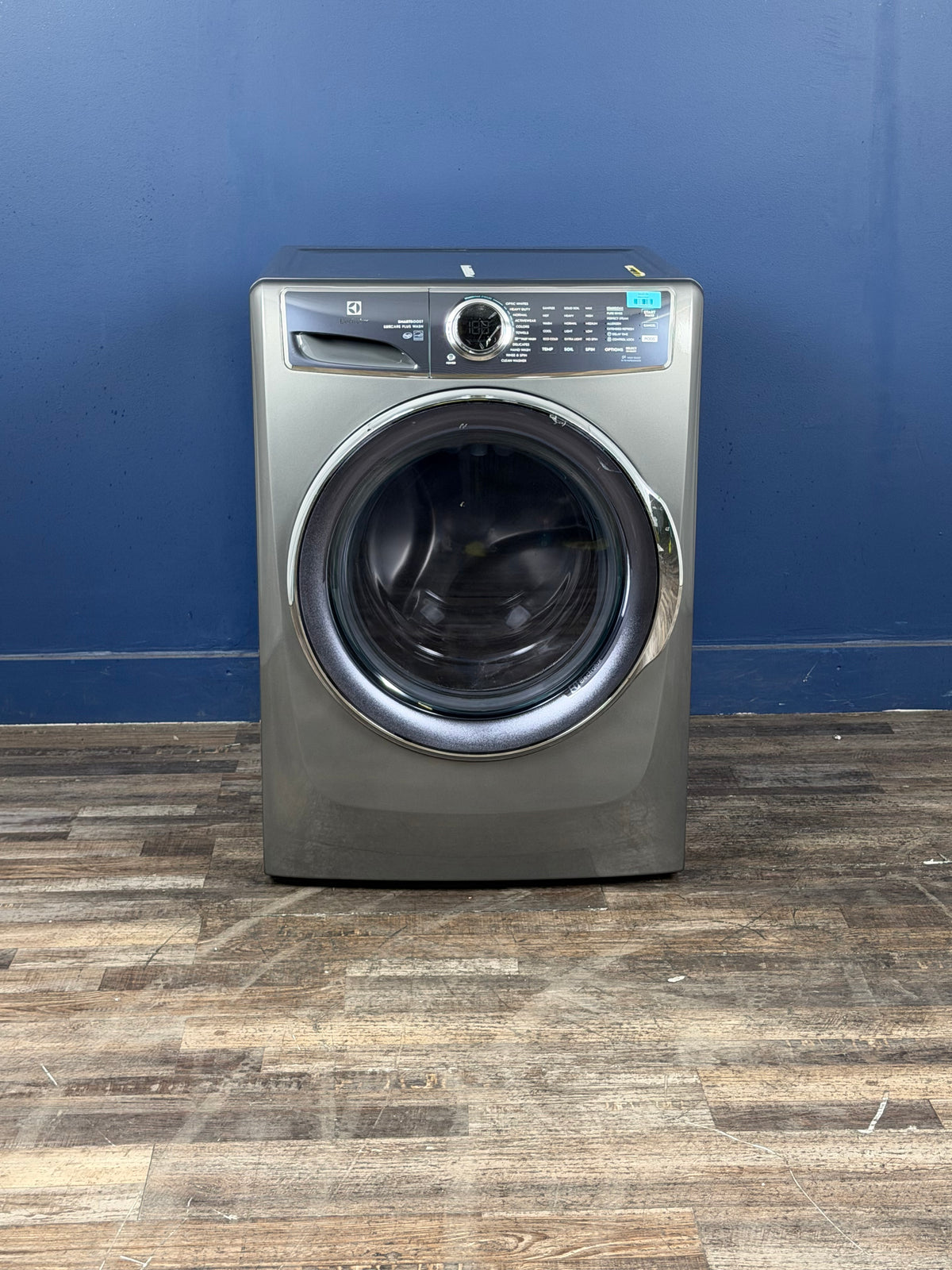 Electrolux - 4.5 cu. ft. Stackable Front Load Washer in Titanium with SmartBoost, Optic Whites, and Pure Rinse