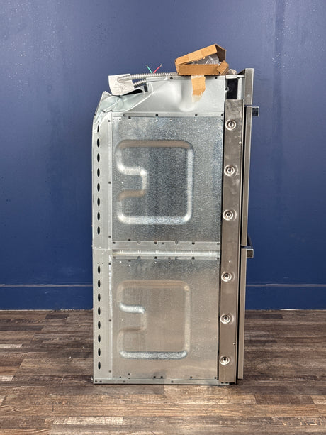 GE - 30 in. Double Smart Convection Wall Oven with No-Preheat Air Fry in Stainless Steel