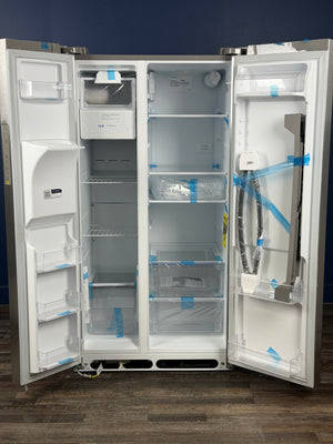 Frigidaire - 36 in. 26 cu. ft. Standard Depth Side by Side Refrigerator in Stainless Steel