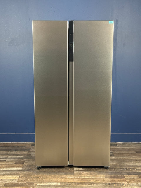 Frigidaire - 21.4 cu. ft. Garage Ready Counter Depth Side-By-Side Refrigerator in Fingerprint-Resistant Stainless Look