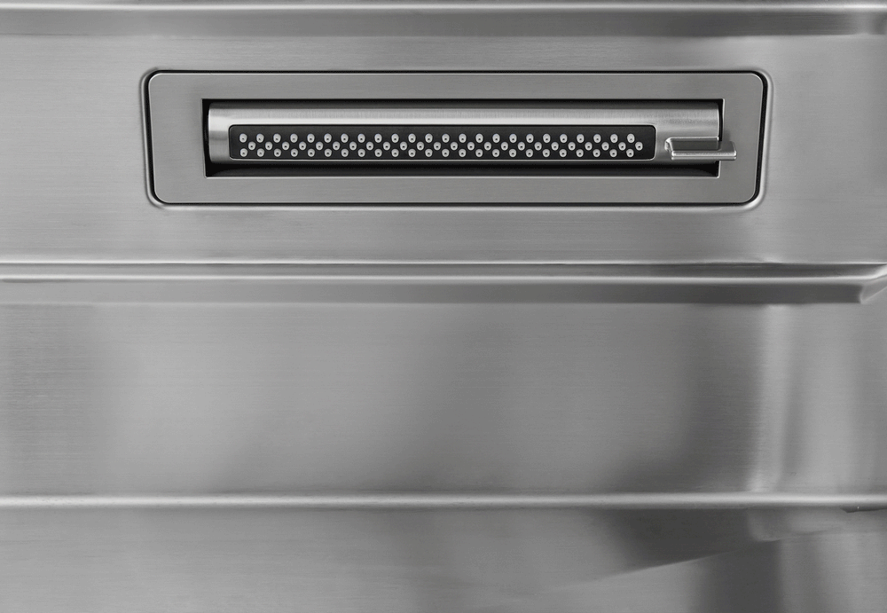 FORNO ACQUA 33 in. Drop-In/Undermount 3 Level Workstation Sink with Faucet, Waterfall & Glass Rinser