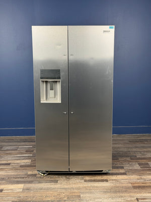 Frigidaire - Gallery 36 in. 26 cu. ft. Standard Depth Side by Side Refrigerator in Smudge-Proof Stainless Steel, ENERGY STAR