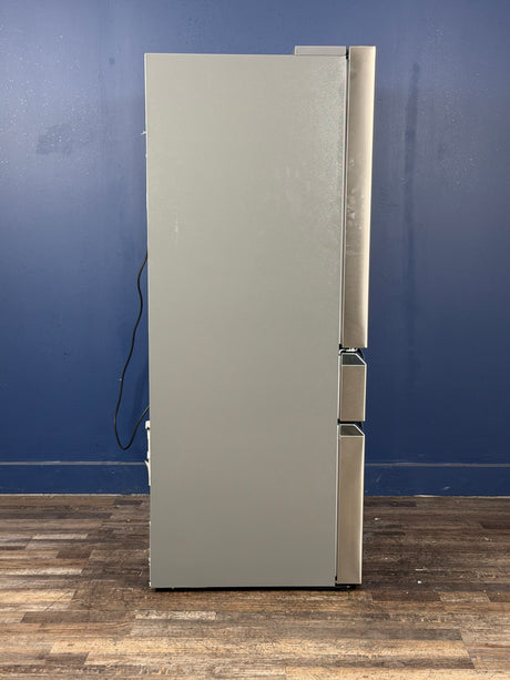 Frigidaire - Gallery 36 in. 22 cu. ft. Counter-Depth 4-Door French Door Refrigerator in Smudge-Proof Stainless Steel