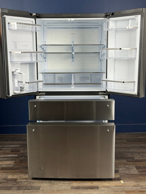 GE Profile - Profile 28.7 cu. ft. 4-Door French Door Refrigerator in Stainless Steel with Dual-Dispense Autofill Pitcher