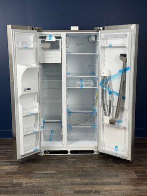 Frigidaire - 36 in. 26 cu. ft. Standard Depth Side by Side Refrigerator in Stainless Steel