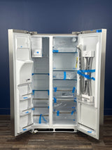 Frigidaire - 22.3 cu ft Counter-Depth 36-in Wide Side-by-Side Refrigerator with Ice Maker ,Water and Ice Dispenser