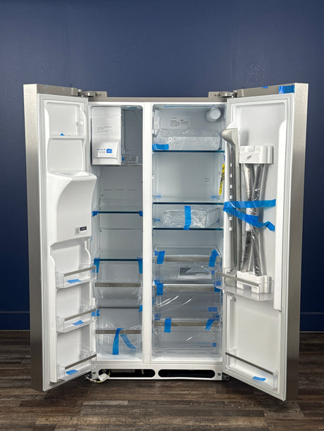 Frigidaire - 22.3 cu ft Counter-Depth 36-in Wide Side-by-Side Refrigerator with Ice Maker ,Water and Ice Dispenser