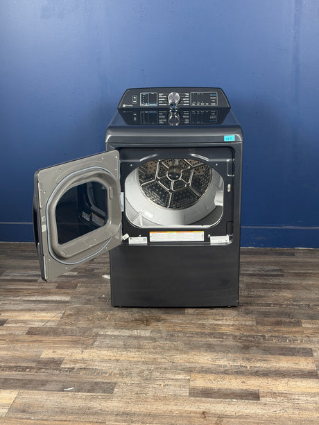 GE Profile - Profile 7.4 cu. ft. Smart Gas Dryer in Diamond Gray with Steam, Sanitize Cycle and Sensor Dry, ENERGY STAR