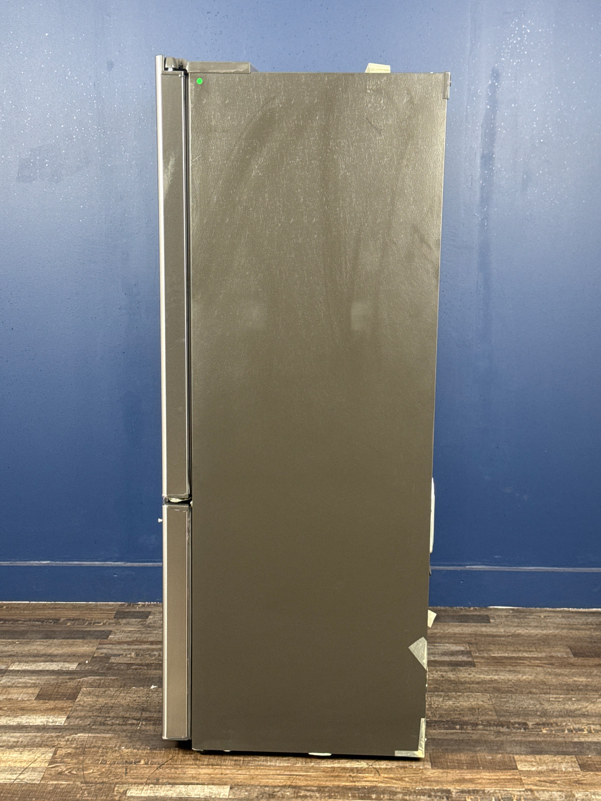GE Profile - Profile 22.1 cu. ft. French Door Refrigerator with Hands-Free Autofill in Stainless Steel, Counter Depth