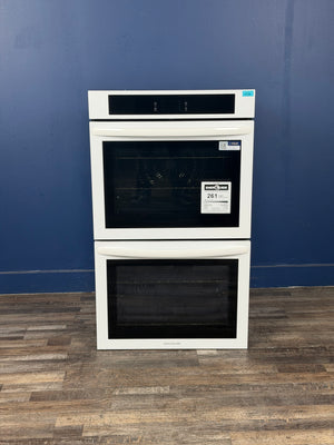 Frigidaire - 30 in. Double Electric Built-In Wall Oven with Convection in White