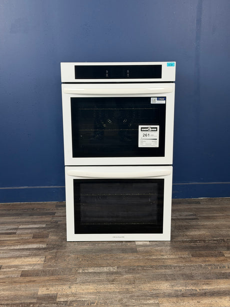 Frigidaire - 30 in. Double Electric Built-In Wall Oven with Convection in White
