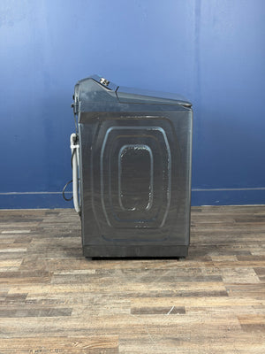 Samsung - 5.4 cu. ft. Smart Top Load Washer in Brushed Navy Blue with Impeller, Super Speed Wash and Pet Care Solution