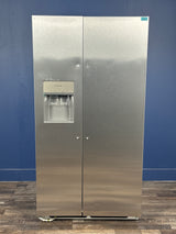 Frigidaire - 36.1 in. 22.3 cu. ft. Counter Depth Side-by-Side Refrigerator in Stainless Steel
