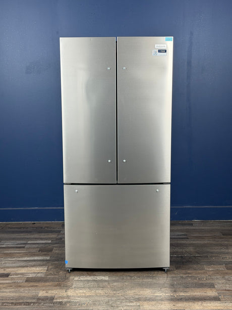 Frigidaire - 31.5 in. 18 cu. ft. Counter Depth French Door Refrigerator in Fingerprint-Resistant Stainless Look