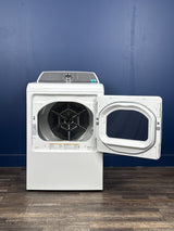 GE Profile - Profile 7.4 cu. ft. Smart Electric Dryer in White with Sanitize Cycle and Sensor Dry, ENERGY STAR