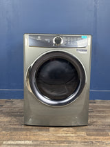 Electrolux - 8 cu. ft. Titanium Front Load Perfect Steam Gas Dryer with Predictive Dry and Instant Refresh