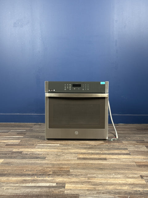 GE - 30 in. Smart Single Electric Wall Oven Self-Cleaning in Stainless Steel