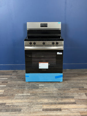 Frigidaire - 30 in. 5 Element Freestanding Electric Range in Stainless Steel with Dual Expandable Element and Quick Boil