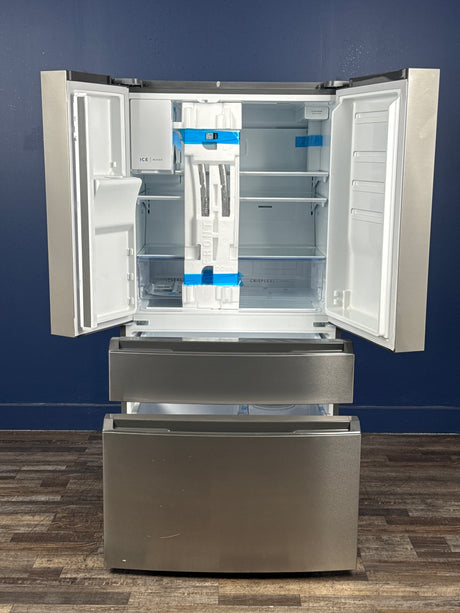 Frigidaire - 36 in. 26 cu. ft. Standard-Depth 4-Door French Door Refrigerator in Fingerprint-Resistant Stainless Steel Look