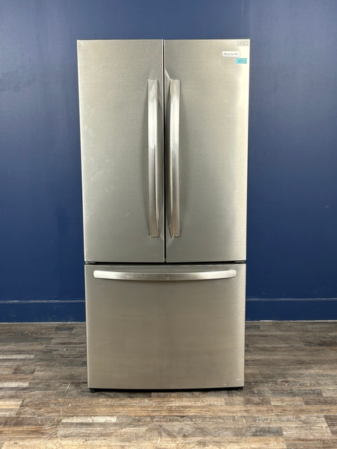 Frigidaire - 31.5 in. 18 cu. ft. Counter Depth French Door Refrigerator in Fingerprint-Resistant Stainless