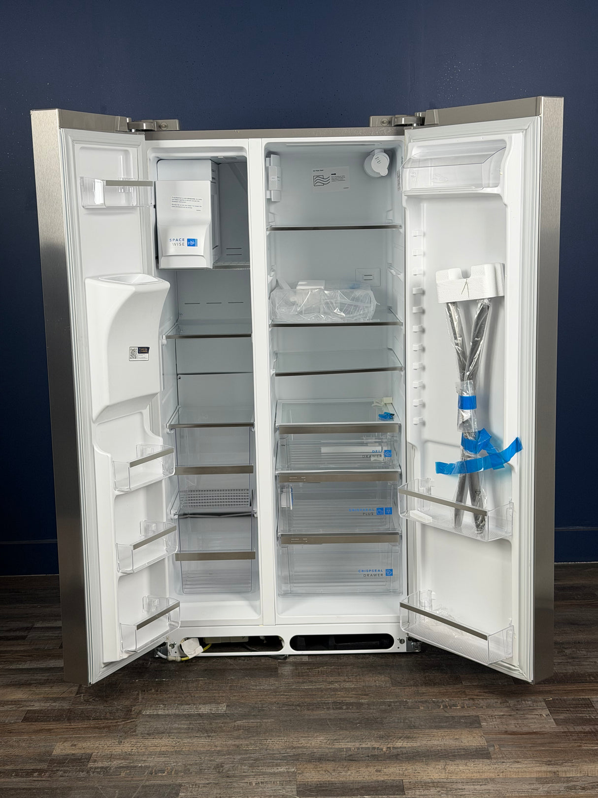 Frigidaire - Gallery 36 in. 26 cu. ft. Standard Depth Side by Side Refrigerator in Smudge-Proof Stainless Steel, ENERGY STAR