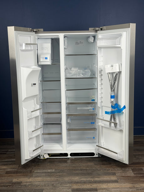 Frigidaire - Gallery 36 in. 26 cu. ft. Standard Depth Side by Side Refrigerator in Smudge-Proof Stainless Steel, ENERGY STAR