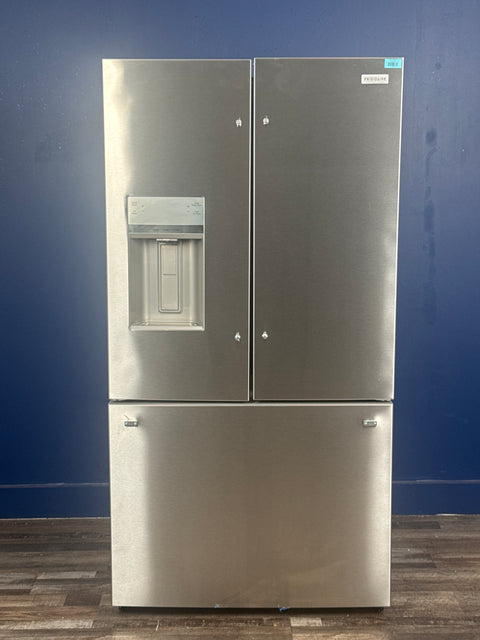 Frigidaire - 36 in. 23 cu. ft. Counter Depth French Door Refrigerator in Stainless Steel