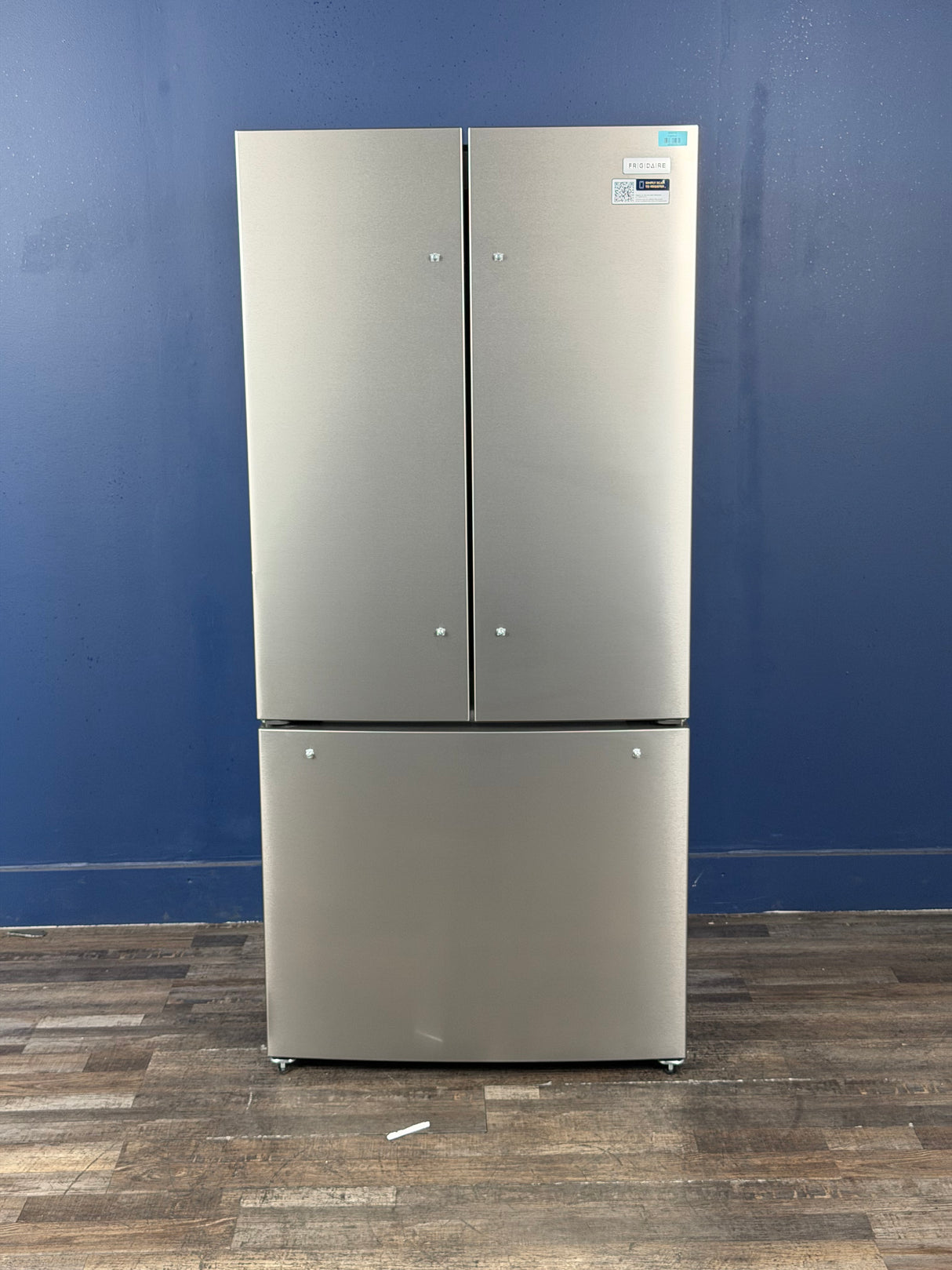 Frigidaire - 31.5 in. 18 cu. ft. Counter Depth French Door Refrigerator in Fingerprint-Resistant Stainless Look
