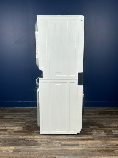 Electrolux - 4.4 cu. ft. Stacked Washer and 8.0 cu. ft. Electric Dryer Laundry Tower in White with LuxCare Wash, Energy Star