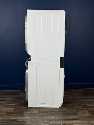 Electrolux - 4.4 cu. ft. Stacked Washer and 8.0 cu. ft. Gas Dryer Laundry Tower in White with LuxCare Wash, Energy Star