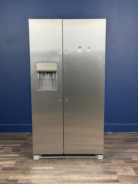 Frigidaire - 36 in. 26 cu. ft. Standard Depth Side by Side Refrigerator in Stainless Steel