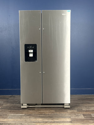Whirlpool - 24.5 cu. ft. Side by Side Refrigerator in Fingerprint Resistant Stainless Finish