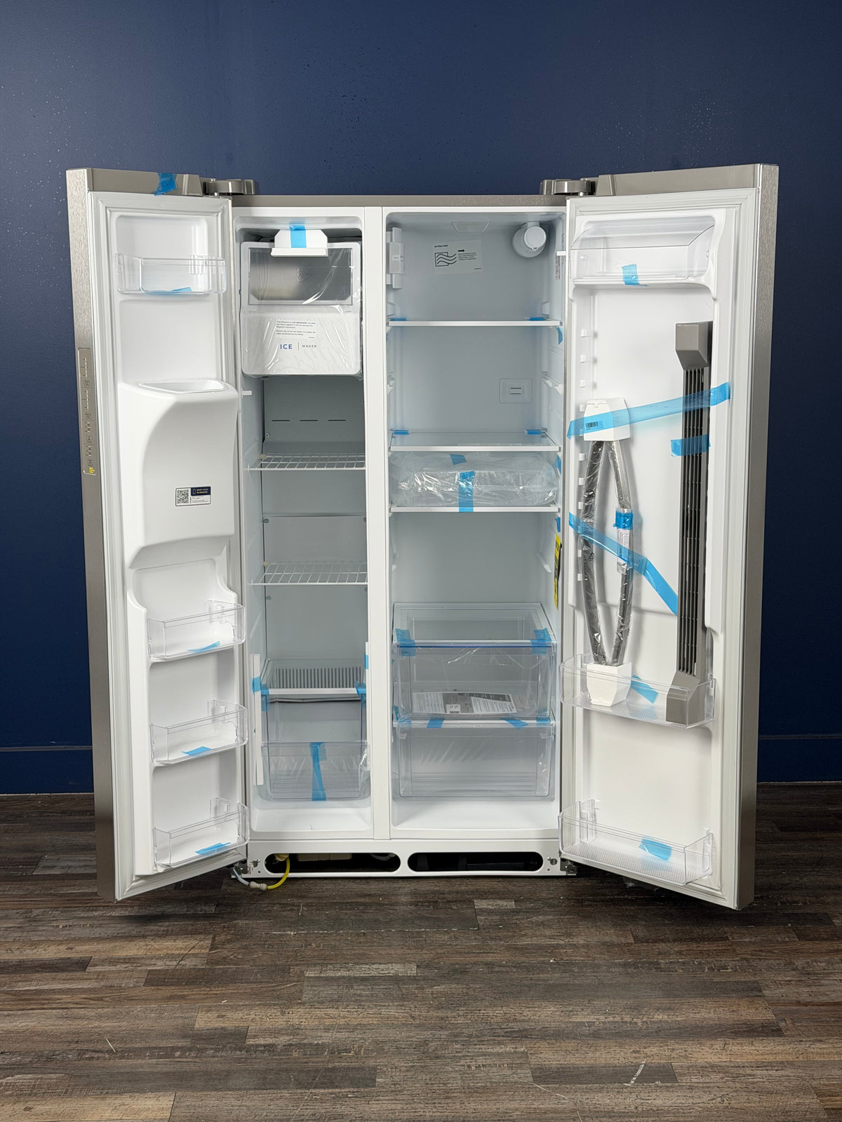 Frigidaire - 36 in. 26 cu. ft. Standard Depth Side by Side Refrigerator in Stainless Steel