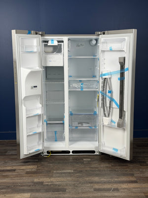 Frigidaire - 36 in. 26 cu. ft. Standard Depth Side by Side Refrigerator in Stainless Steel