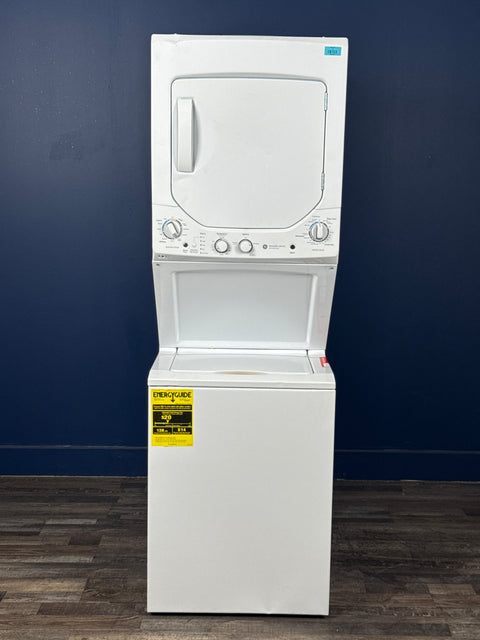 GE - 2.3 cu. ft. Washer 4.4 cu. ft. Electric Dryer Combo in White